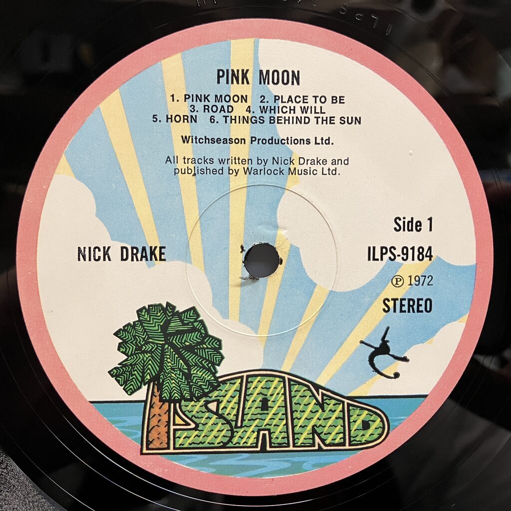 nick drake pink moon レコード　ilps9184 nick drake pink moon レコード ilps9184 Nick Drake – Pink