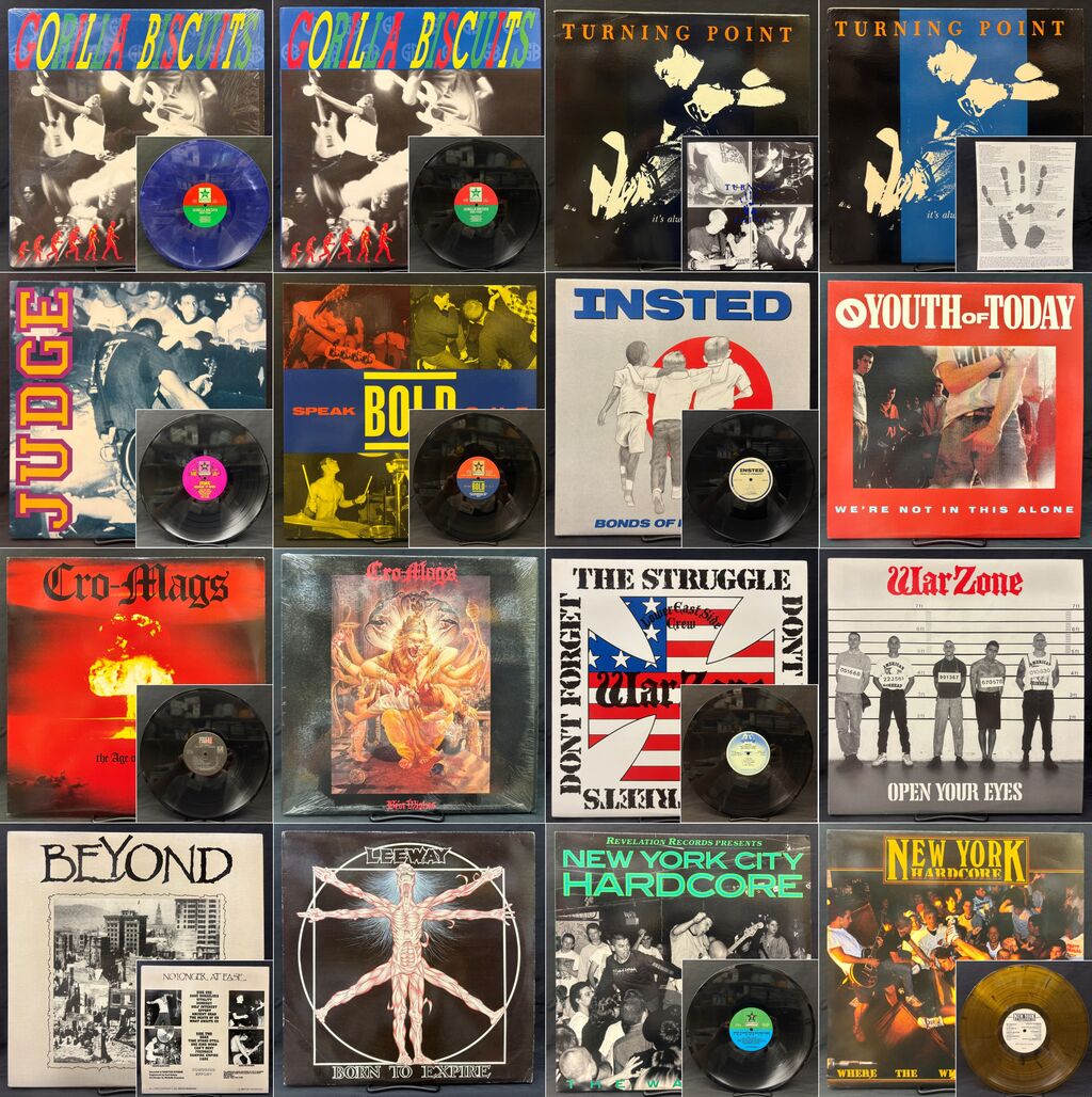 ☆オンラインショップ出品中☆ 8/2(土)『NYHC/SxE 廃盤レコードセール