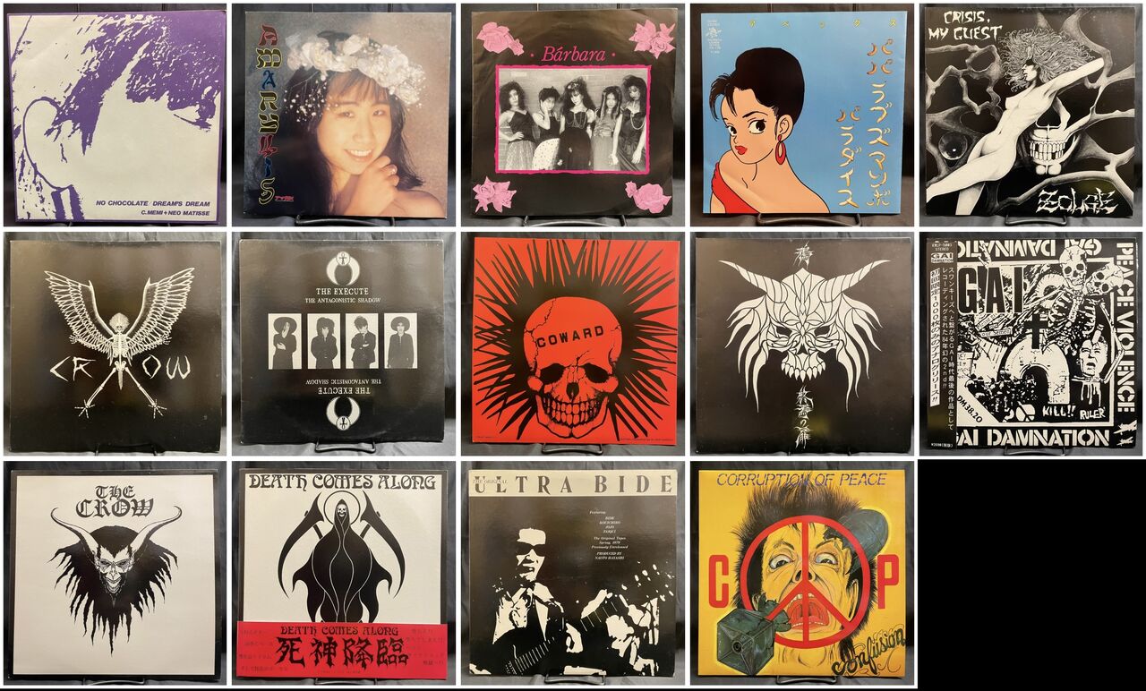 新着中古レコード】80s JAPANESE PUNK～NEW WAVE中古レコード入荷