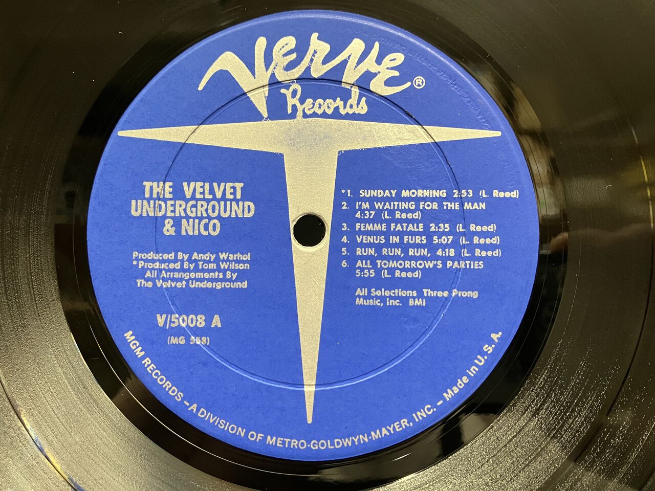 詳細】VELVET UNDERGROUND & NICO (V5008) 完全初版！モノラル西海岸