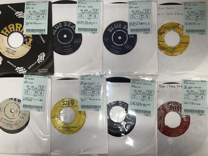 2/9(木)【REGGAE】レア盤多数中古7inch 約200枚まとめて入荷 