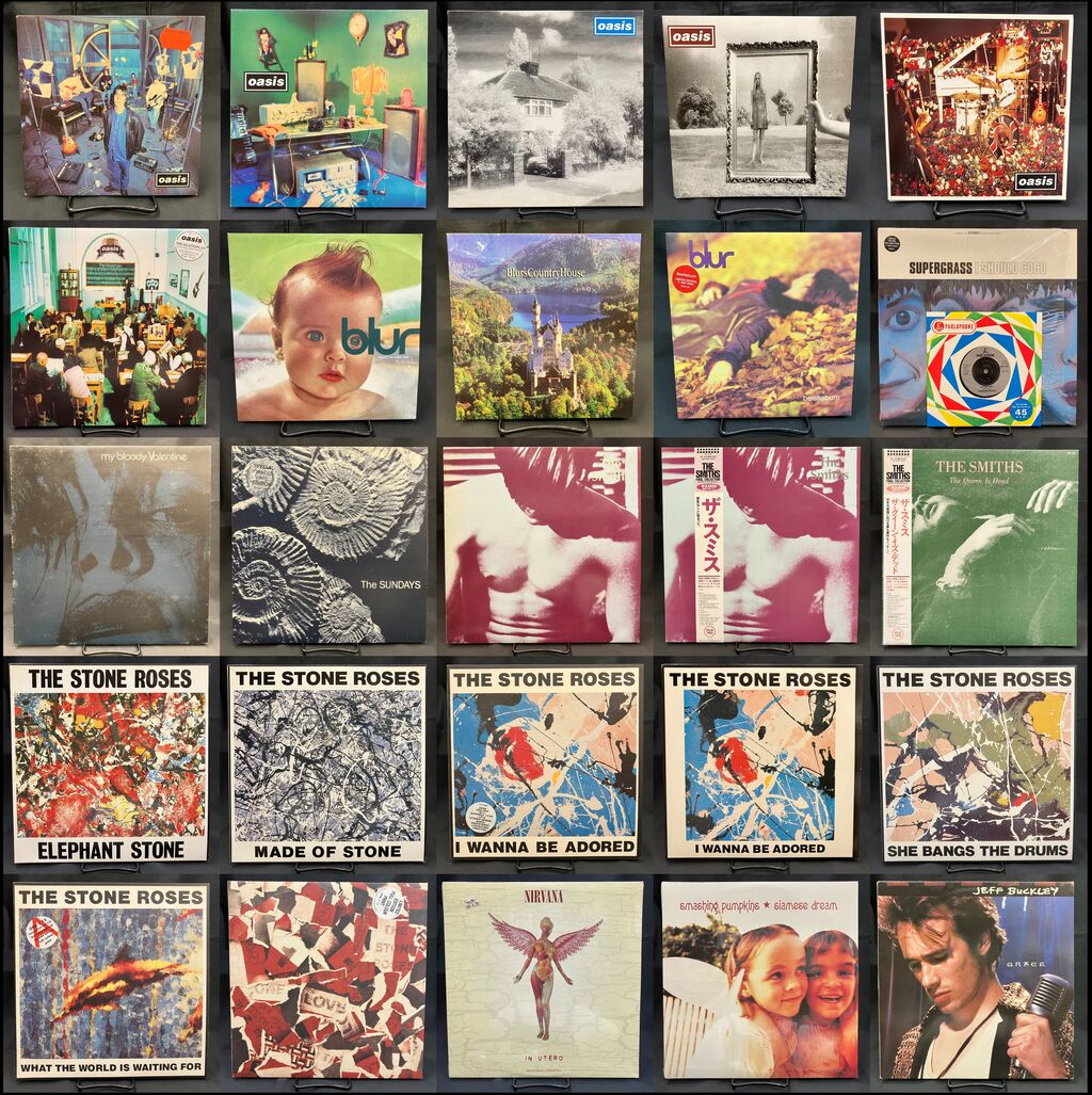 ロック中古レコード新入荷】『OASIS』『THE STONE ROSES』『THE