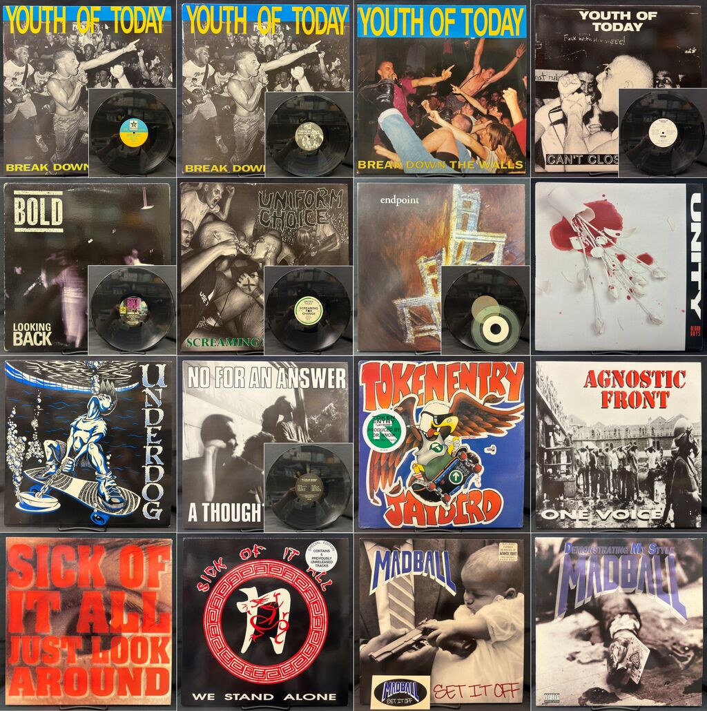 ☆オンラインショップ出品中☆ 8/2(土)『NYHC/SxE 廃盤レコードセール