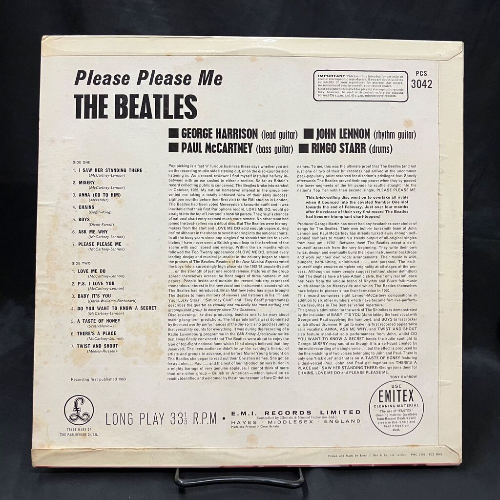 4/30(日) ビートルズ廃盤レコードセール PLEASE PLEASE ME