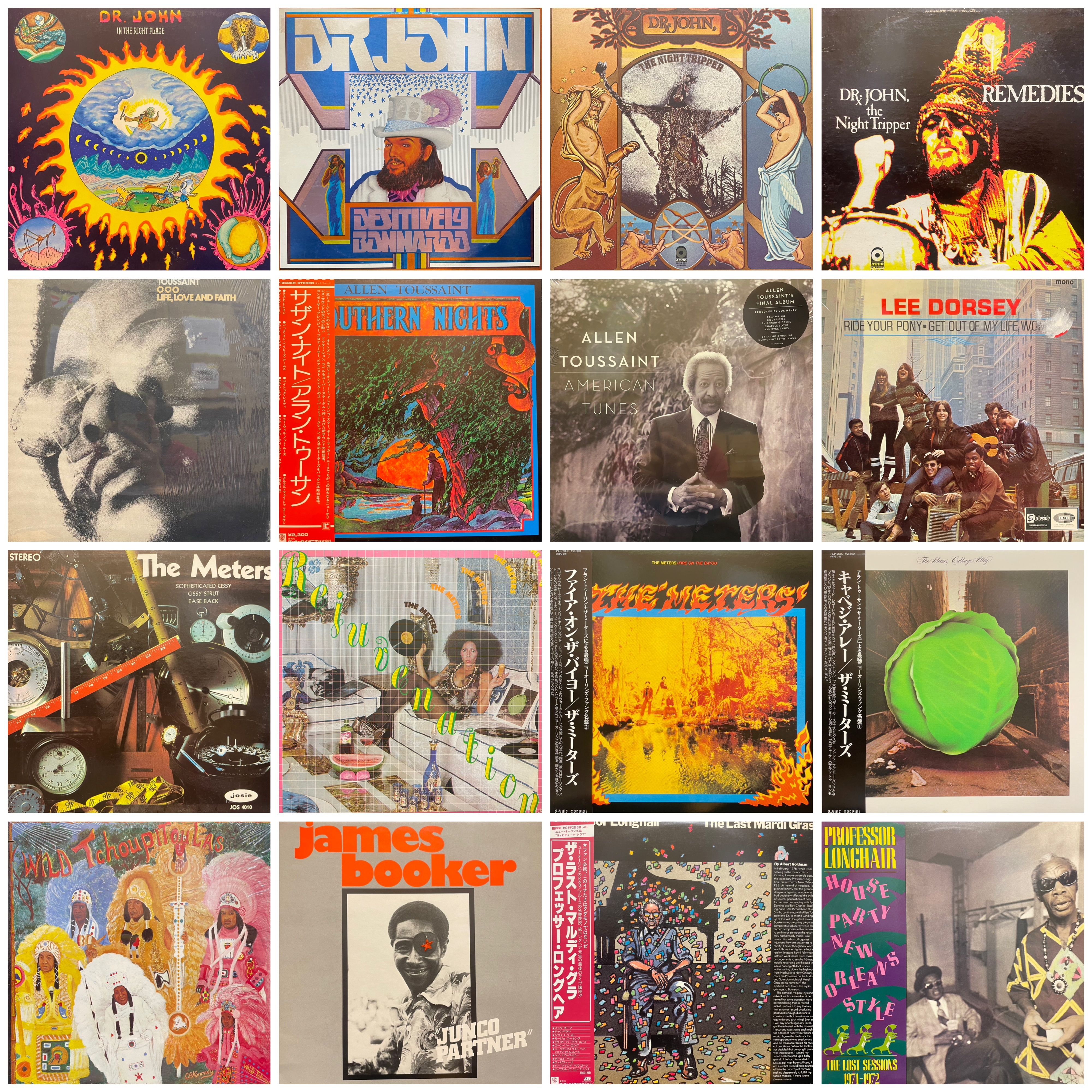 6/4(木)【中古レコード】＜NEW ORLEANSの名作たち！＞ DR.JOHN！ALLEN