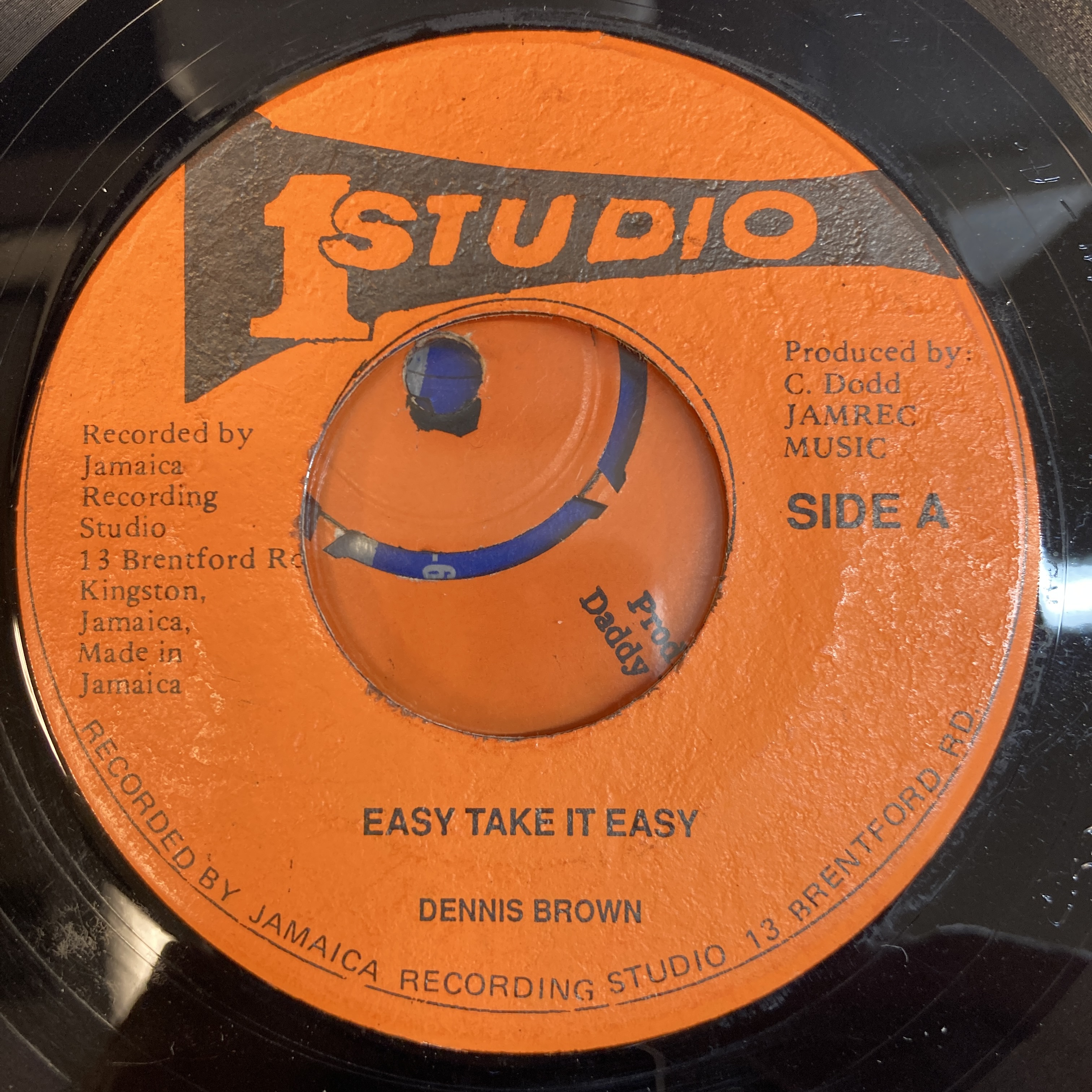 キ*ト様 DENNIS BROWN EASY 45RPM レコード DENNIS BROWN EASY 45RPM レコード 1/19 Ska~Early 45rpm ☆ミ