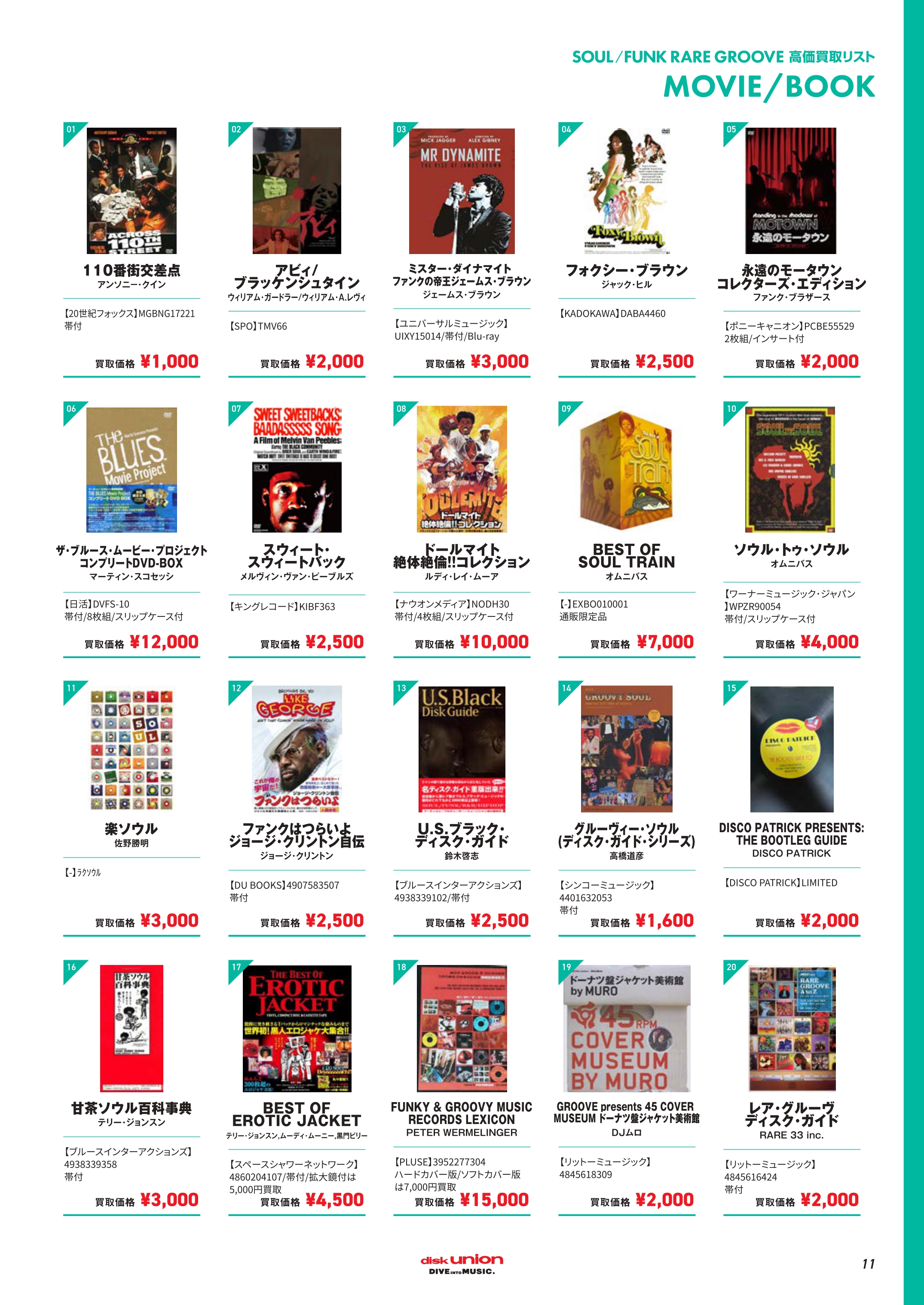 SOUL・FUNK・RARE GROOVE LP 高価買取リスト 2024 : ディスクユニオン