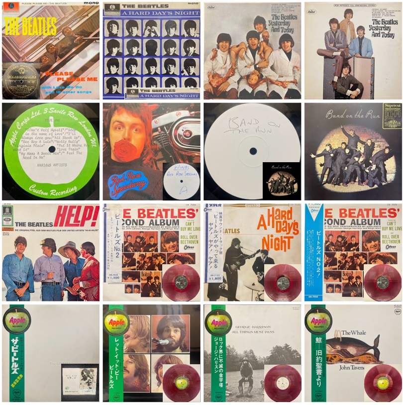 ビートルズ◉希少 フチ有り400円赤盤●のっぽのサリー(オデオン セカンド) ビートルズ◉希少 フチ有り400円赤盤○のっぽのサリー(オデオン