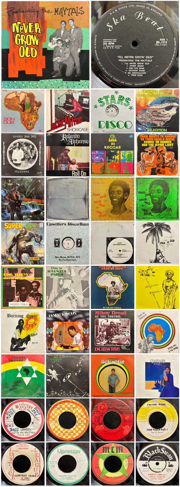 □6/7(日)「Jah Jah Jah!! Reggae Vintage Vinyl Sale」価格入りリスト