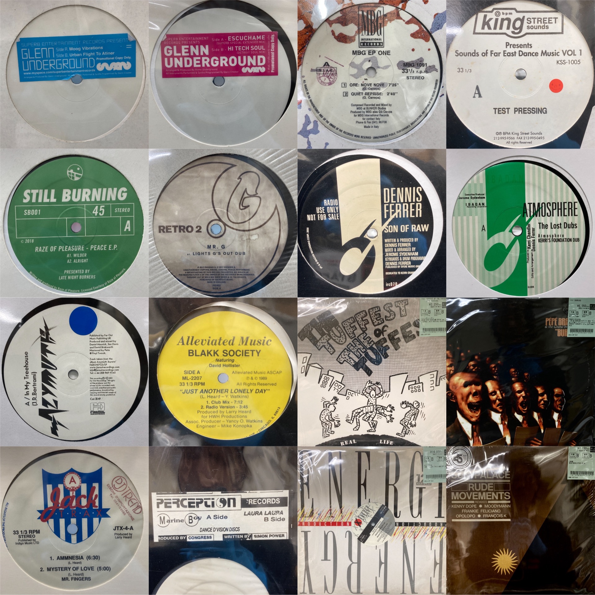 4月1日(火)【中古レコード】TECHNO/HOUSE 好内容12インチまとめて入荷