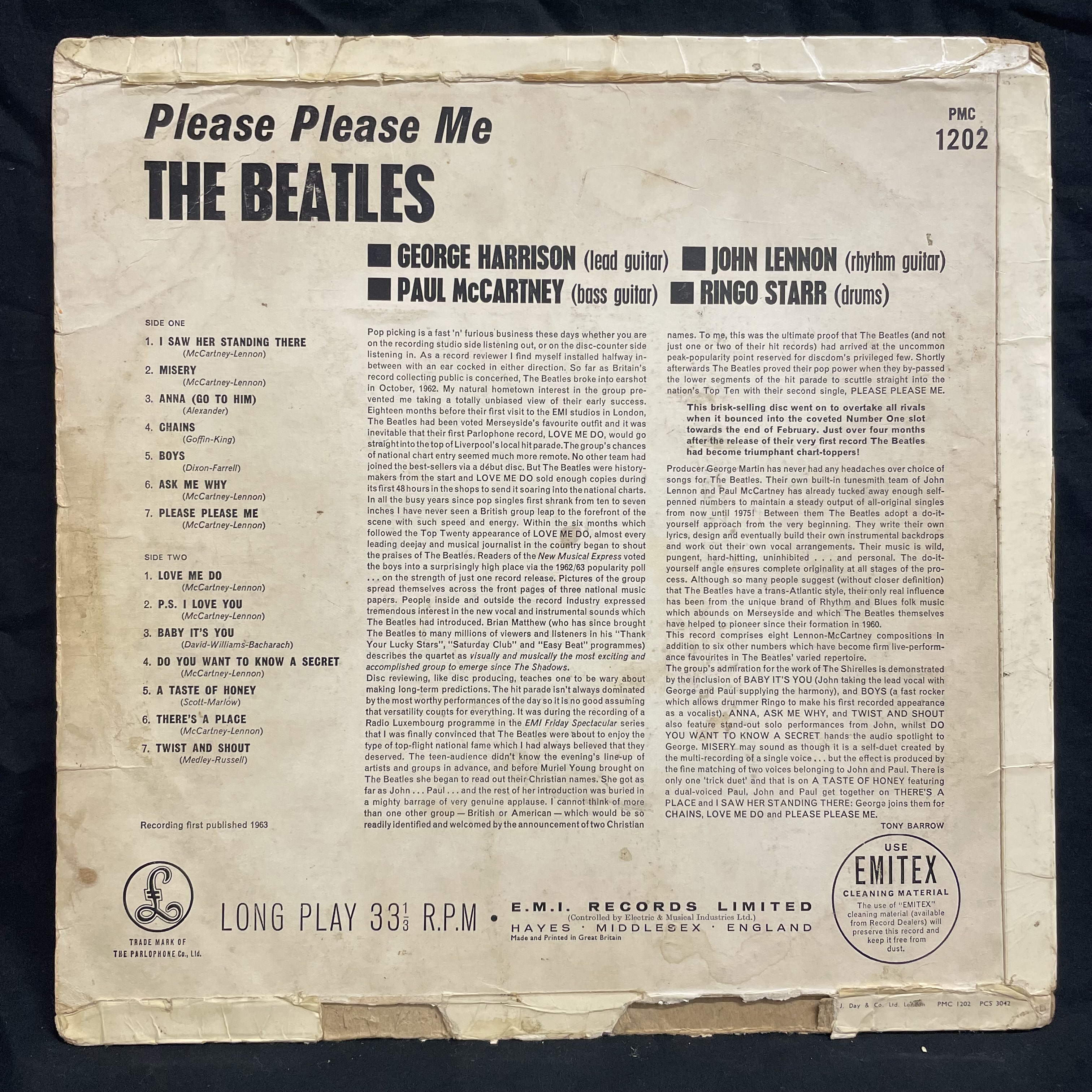THE BEATLES】憧れの1枚！GOLD PARLOPHONE MONOを大特価で出品しました