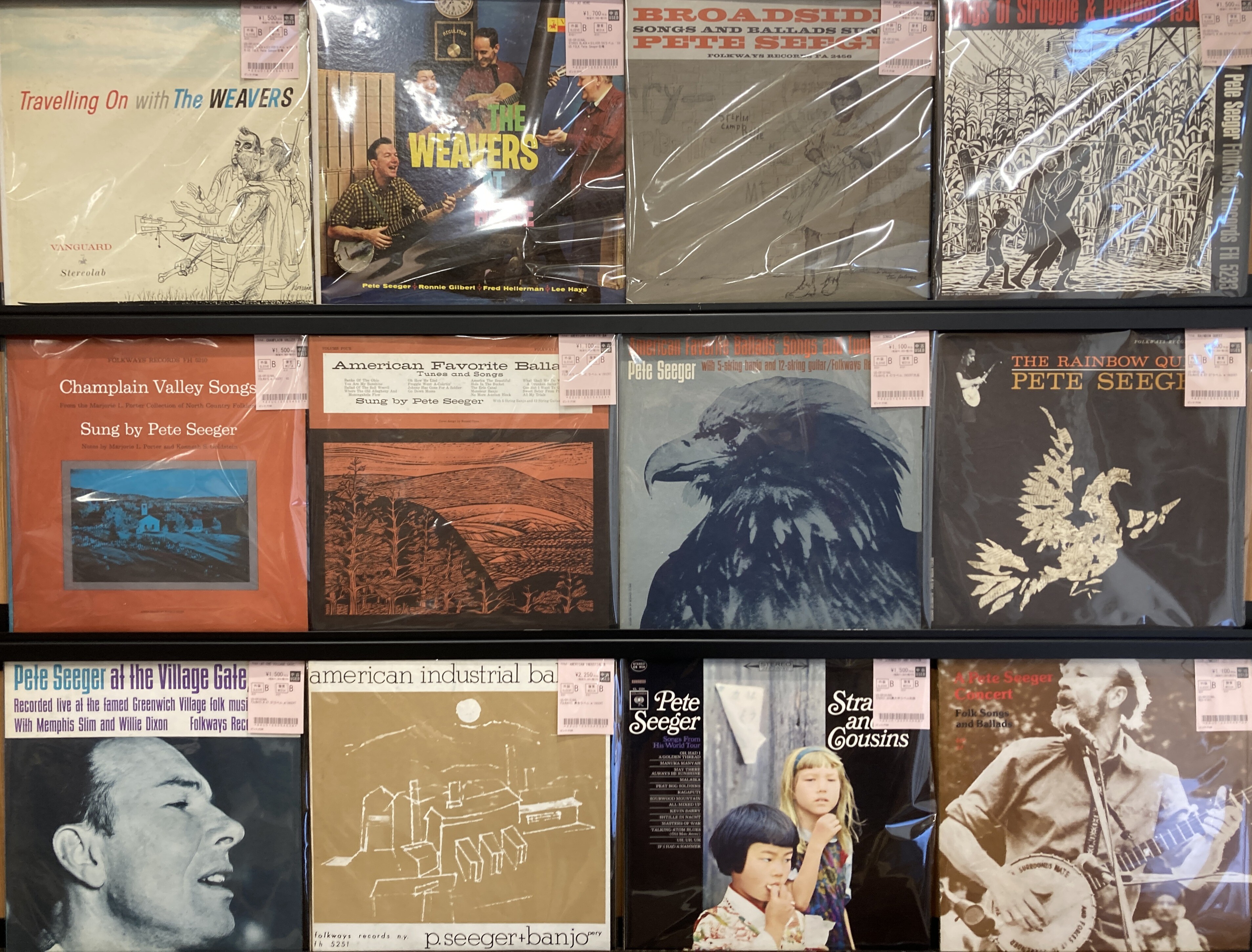 新着レコード】US FOLKアイコン！PETE SEEGER関連アイテムまとめて入荷