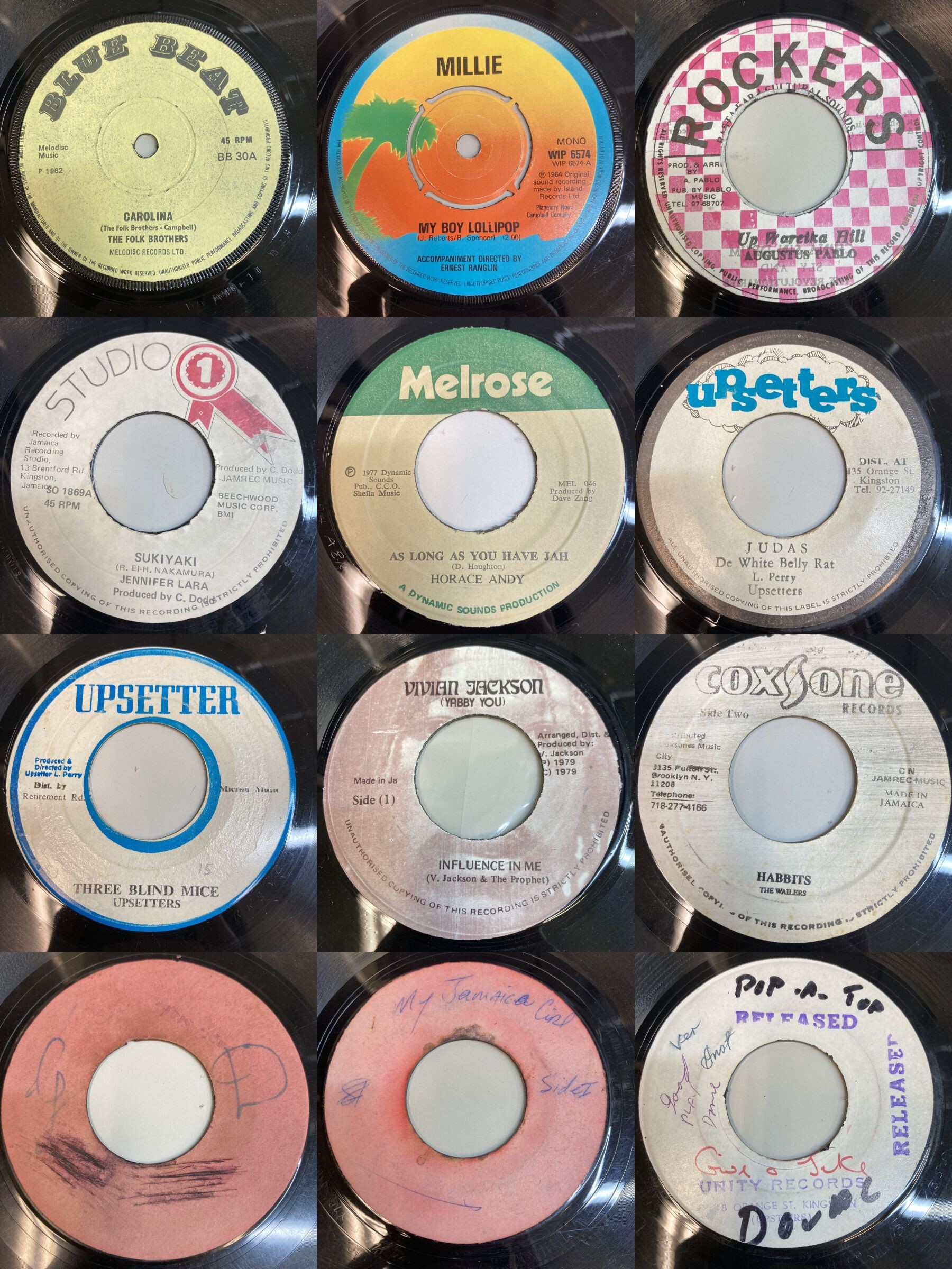 5/12(日)Jah Jah Jah!Vintage Reggae Vinylだします 45も Roots