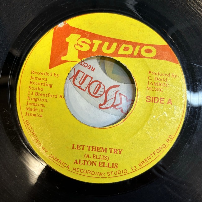 名盤☆レゲエ 7インチ Alton Ellis /Let Them Try