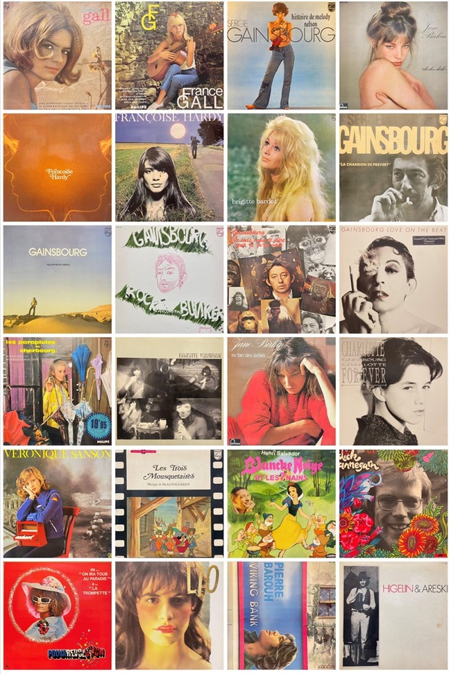 新着廃盤レコード】＜FRENCH POP＞ 現地直送、フレンチポップの仏原盤