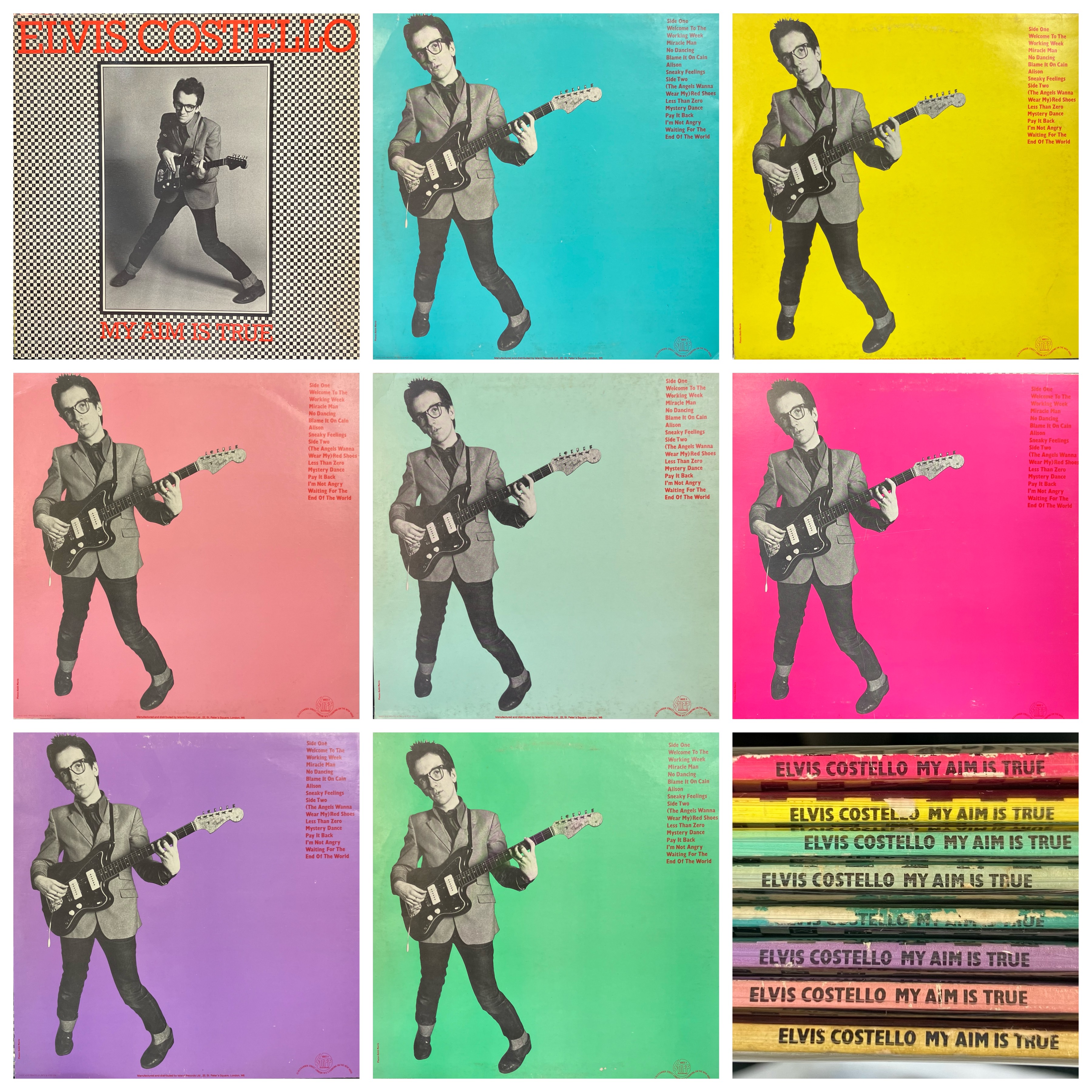 10/20(日)【中古レコード】「ELVIS COSTELLO / MY AIM IS TRUE