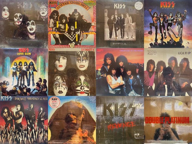 8/19(土)【中古レコード入荷速報】KISSのアナログ盤まとめて入荷しま 