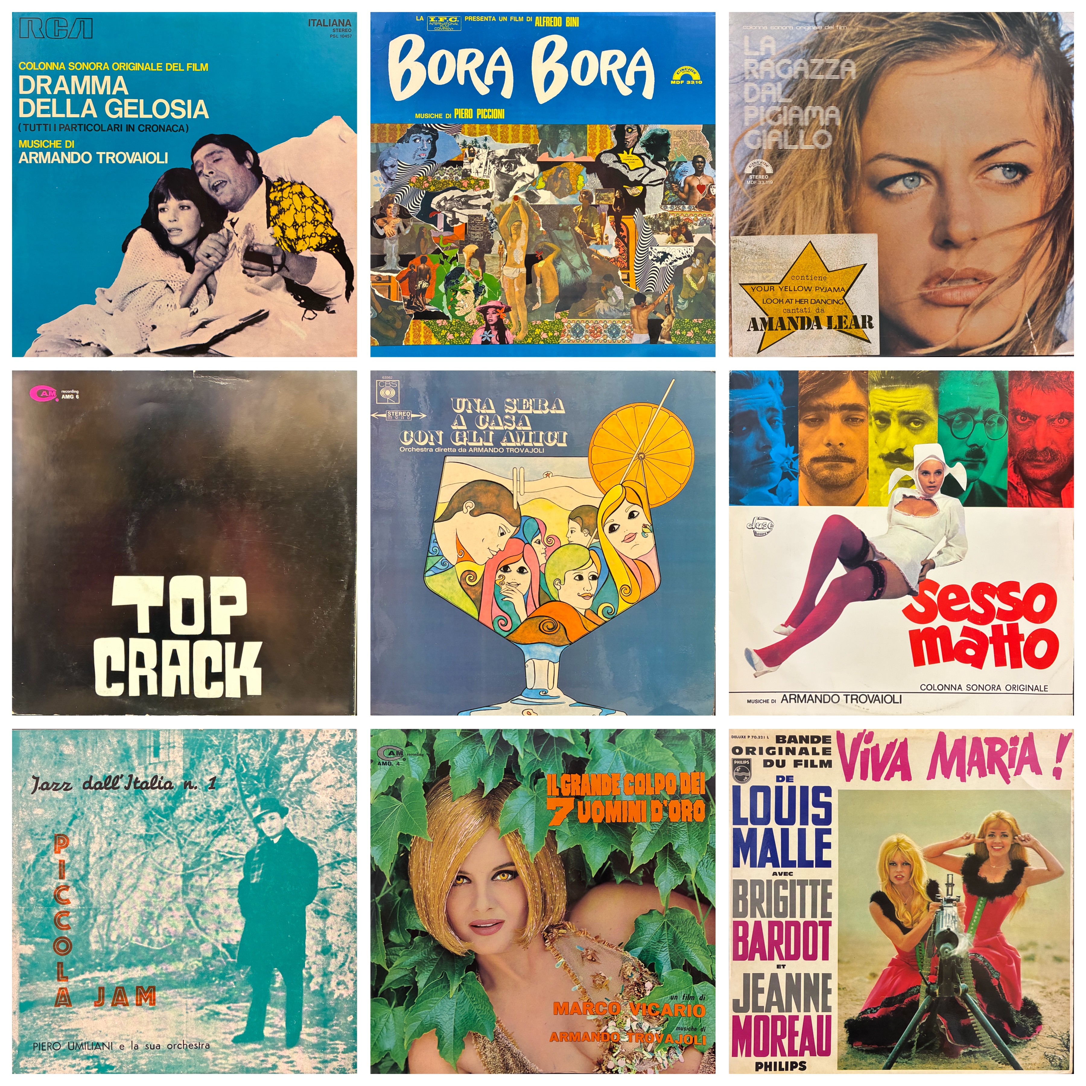6/15(月)【中古レコード】 ＜ITALIAN OST＞ イタリアのレアサントラが