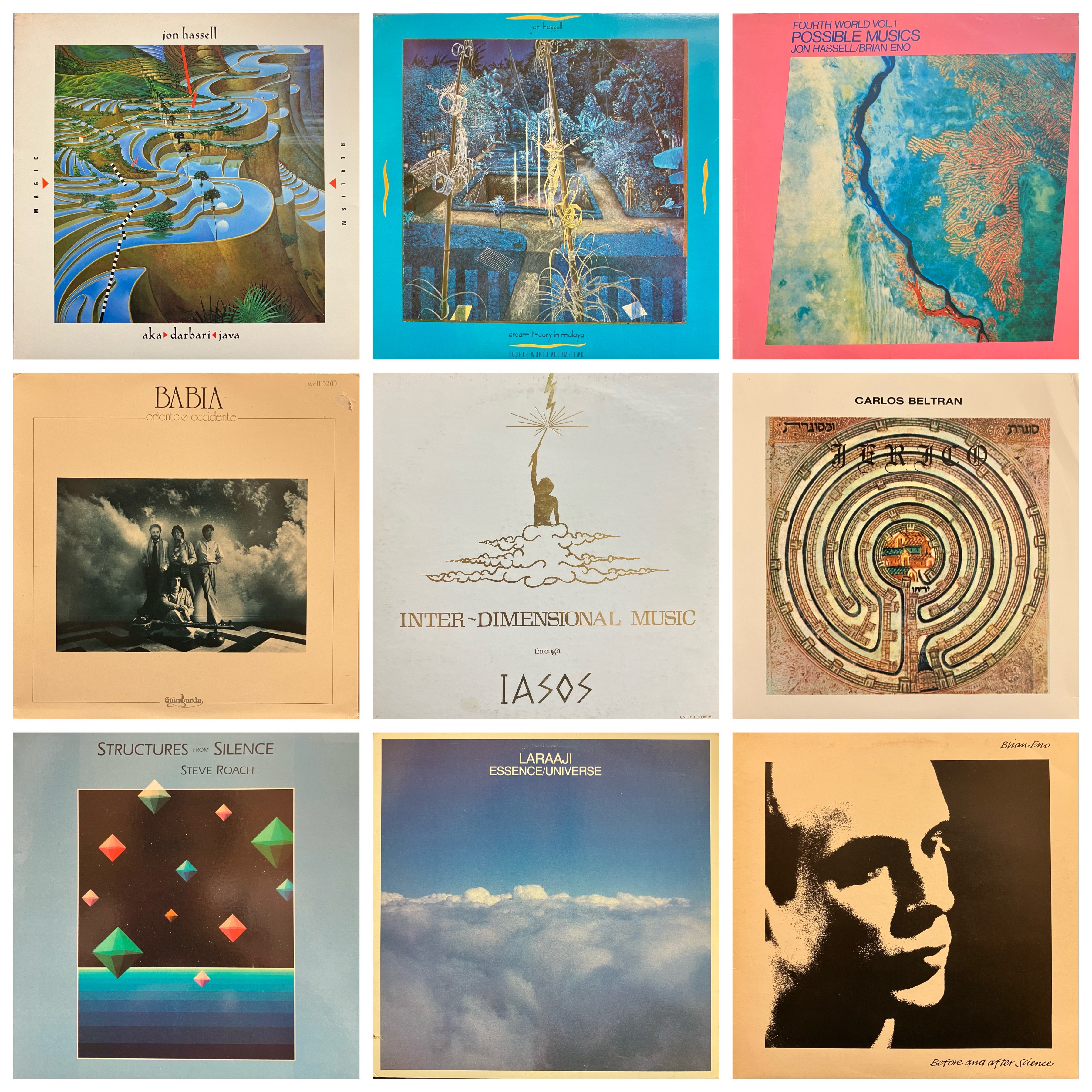 7/8(月)【中古レコード入荷情報】「AMBIENT / NEW AGE」ジョン