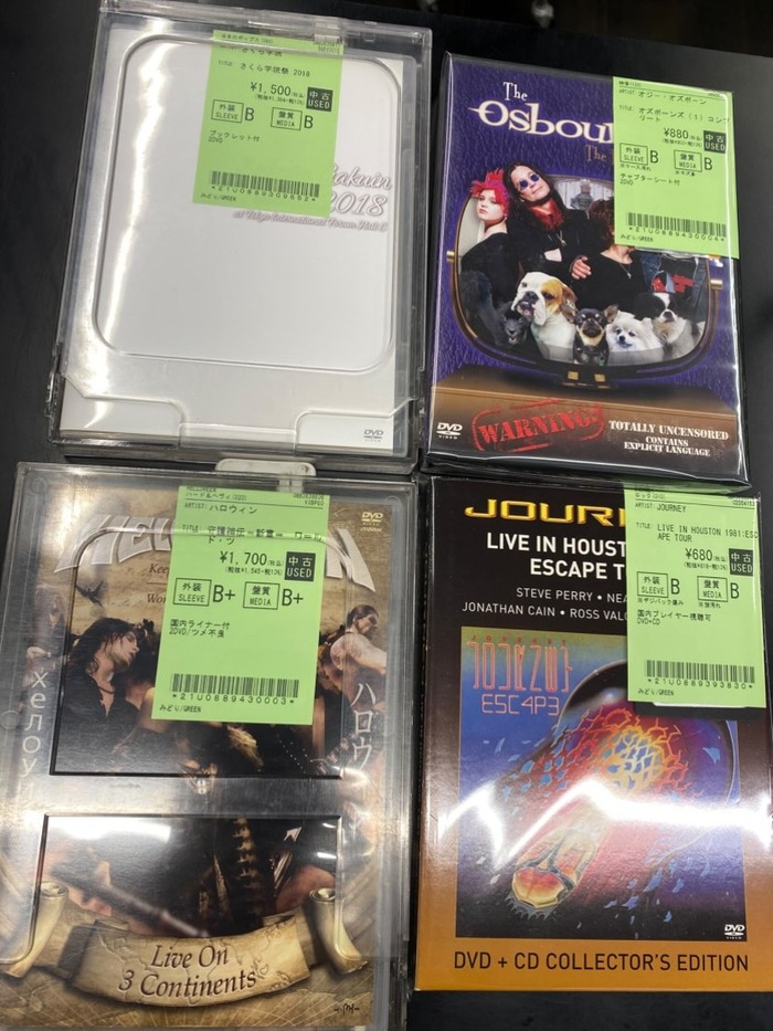 HARD ROCK&frasl;HEAVY METALとJAPANESE METALのDVD,Blu-rayが