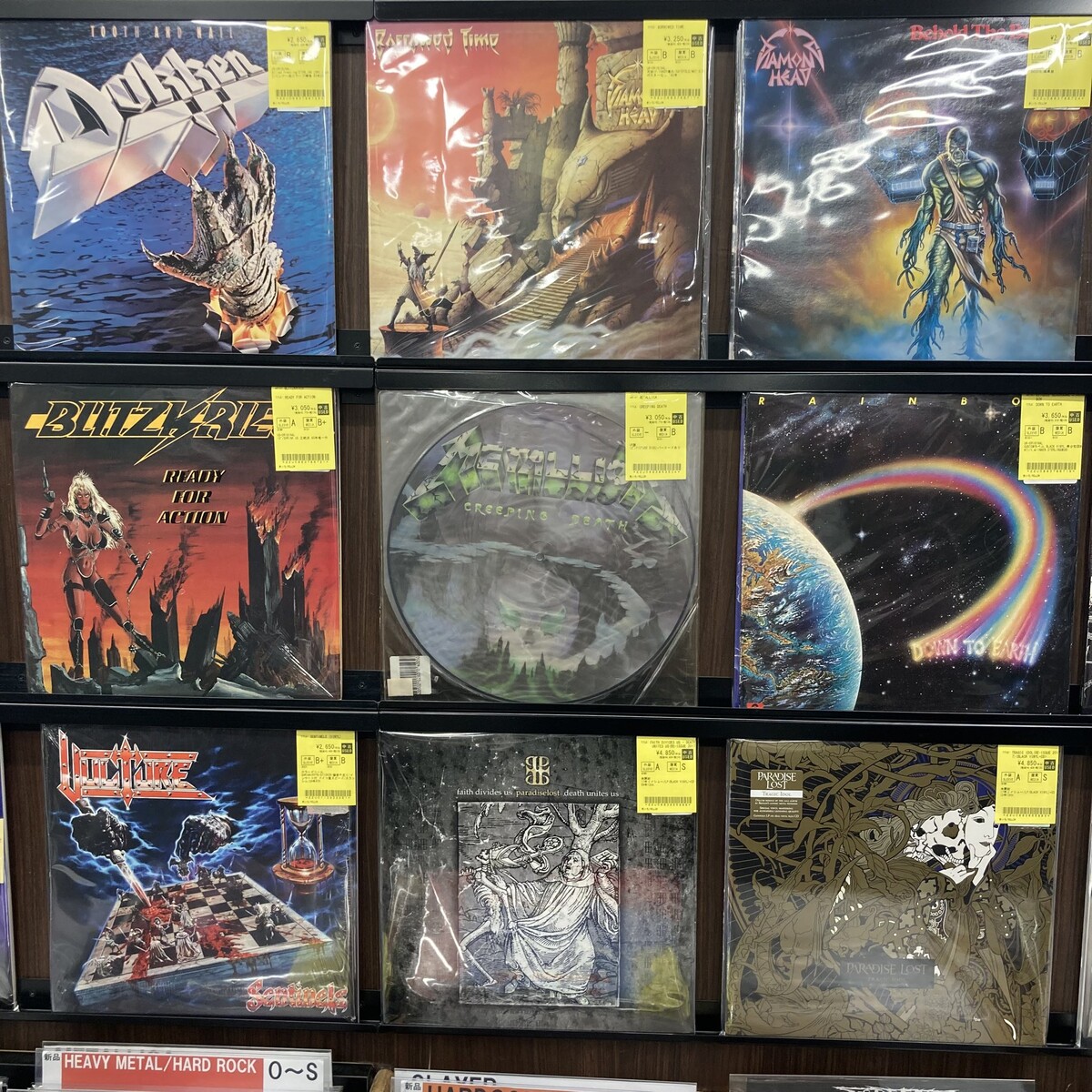 41m/40mP：未使用CD LED ZEPPELIN, DIO, MR.BIG, PARADISE LOST, METALLICA, VENOMなど中古