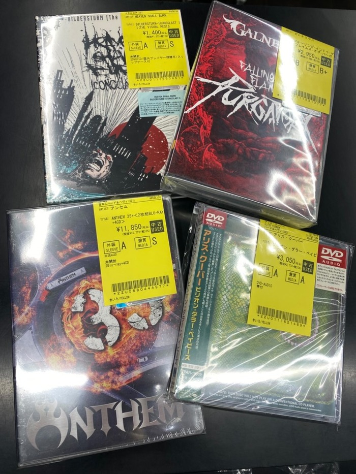 中古　ハードロック　ＣＤ　34枚　DVD　2枚　まとめて　まとめ売り　36枚 希少！】廃盤メタル/ハードロックCDまとめて入荷！ : CD