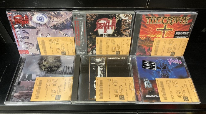 11/1(土)~11/3(月)入荷> DEATH MERTAL、THRASH METALの新着中古CD
