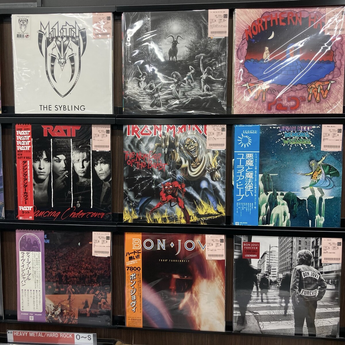 DEEP PURPLE, GARY MOORE, LED ZEPPELIN, RAINBOWなど中古レコード150 