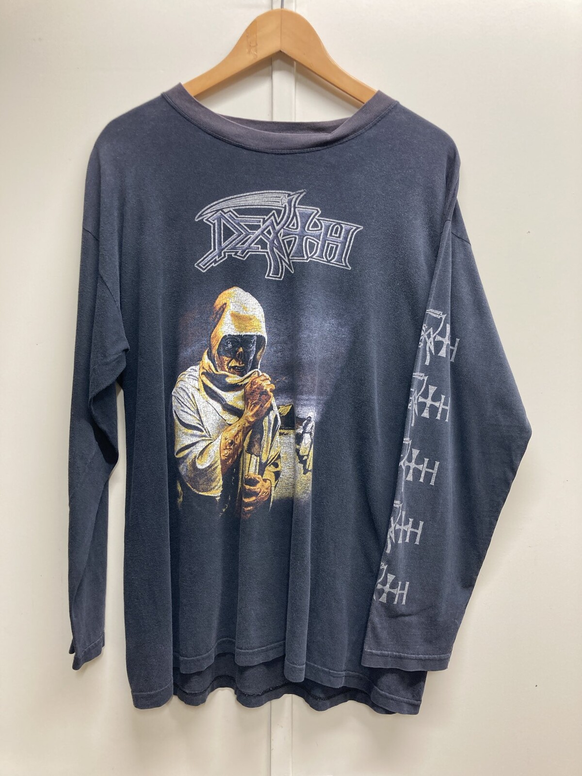古着】DEATHのLEPROSY柄ヴィンテージ・ロングスリーブ販売中です
