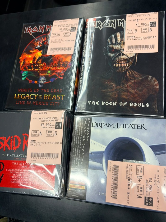 【希少】IRON MAIDEN トリプルプラチナムディスク コレクターズアイテム IRON MAIDEN来日公演が待ちきれない！当店に眠るIRON MAIDENの中古CD