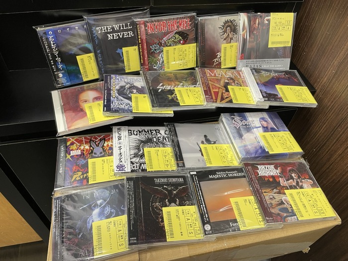 新着中古:ジャパニーズメタル20点弱!これで本日最後です 新着中古:ジャパニーズメタル20点弱!これで本日最後です