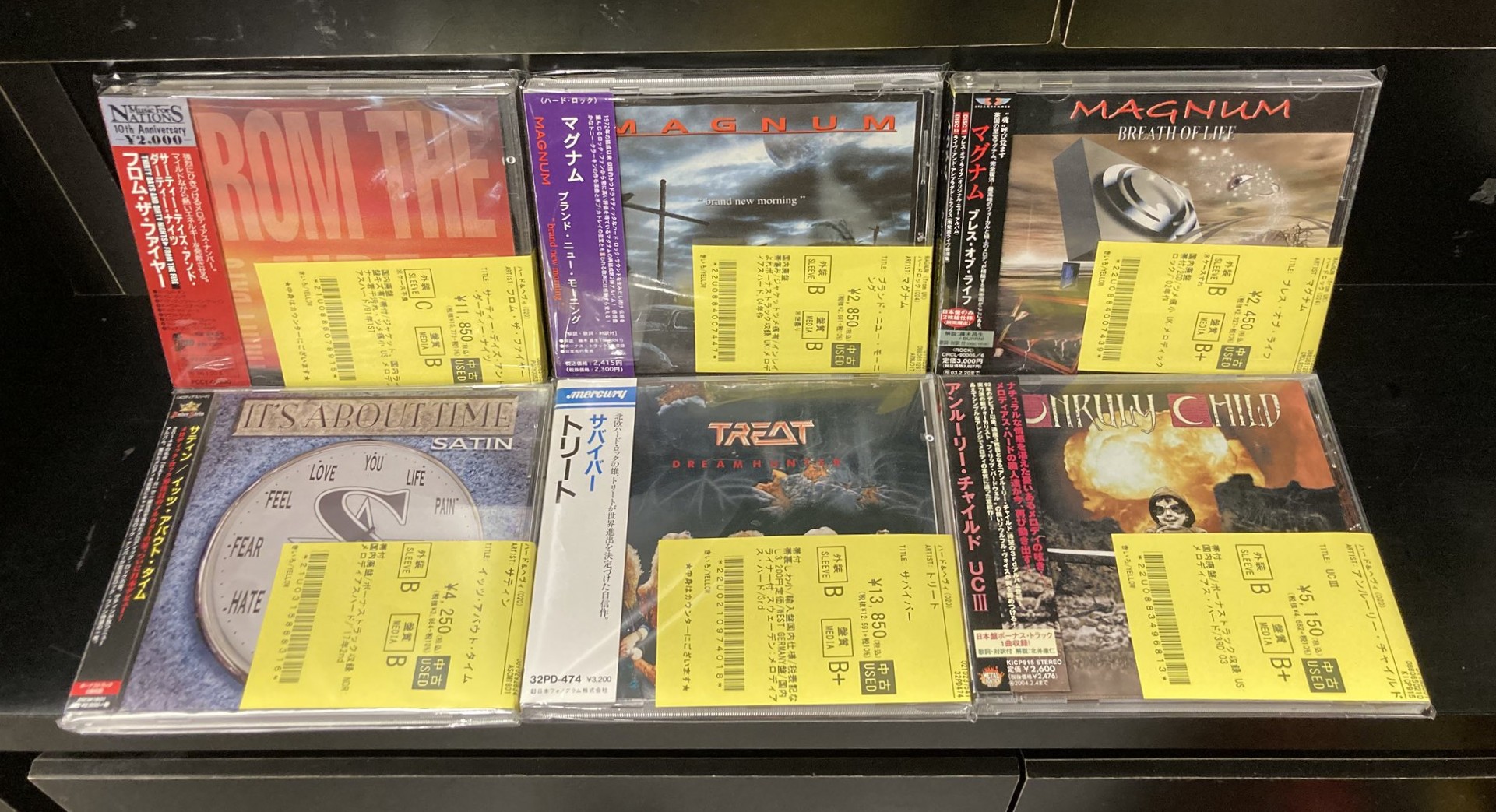 12/23(火)~12/26(金)入荷> HARD ROCK/HEAVY METALの中古CDのリストを