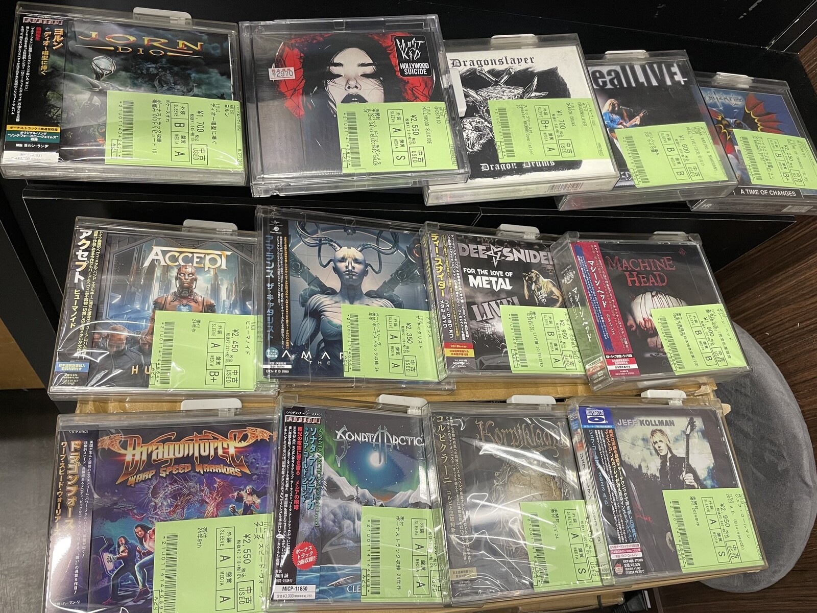 新着中古情報】最近のリリースを含む、HR/HM各種中古CD、約80点投入 