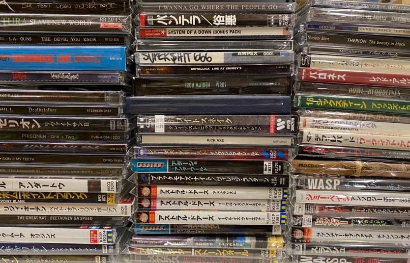 国内外問わず、ハードロック/ヘヴィメタルの商品が一気に入荷
