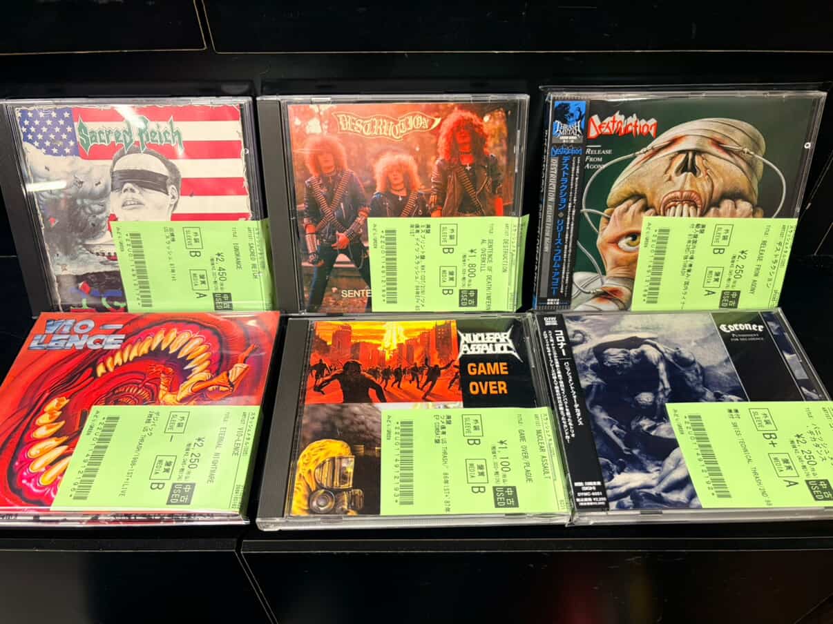 メタル 中古CD 15枚まとめ売り 1/17(土)~1/19(月)入荷> JAPANESE METALの中古CDのリストを公開いたし