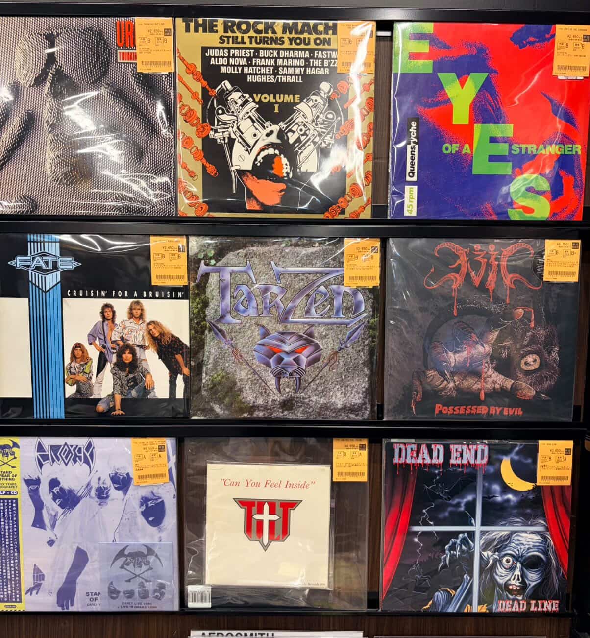 ボタン付リスト】HARD ROCK/HEAVY METALの中古LPが50点以上入荷いたし