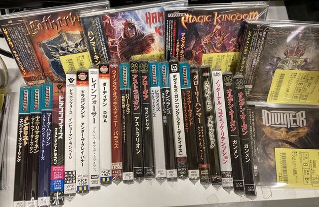 新着中古：メロパワ/メロスピ/パワーメタル系を60枚ほどお出ししました
