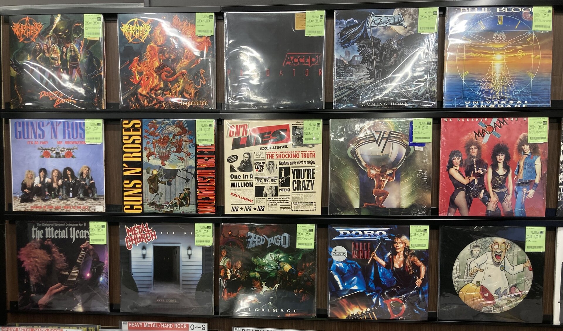 GUNS N' ROSES, FASTER PUSSYCAT, LEATHERWOLF, EZOなどHR/HM