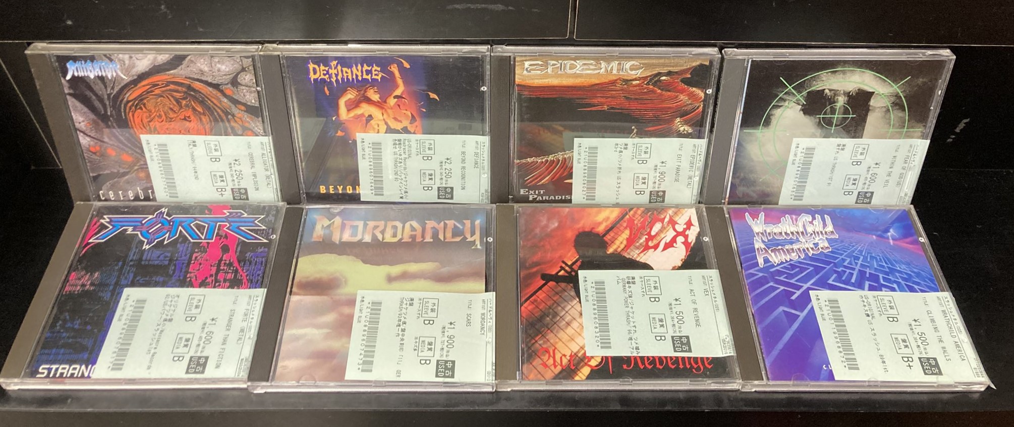 【お年玉セール特価】 5/10(土)~5/12(月)入荷> THRASH/DEATH/BLACK METALの中古CD新着 洋楽