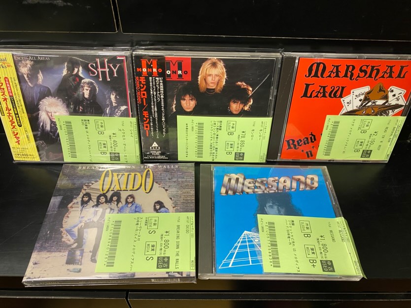 8/23(土)~8/25(月)入荷> HARD ROCK/HEAVY METALの新着中古CD