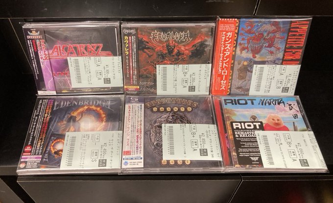 ヘヴィメタル　中古CD　まとめ売り 8/11(火)~8/14(金)入荷> HEAVY METALの中古CD新着リスト！①国内盤