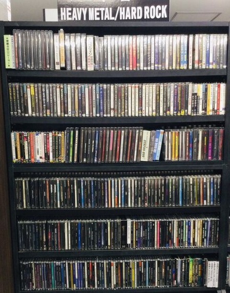 ハードロック/ヘヴィメタルの中古CDが約400枚の大量入荷