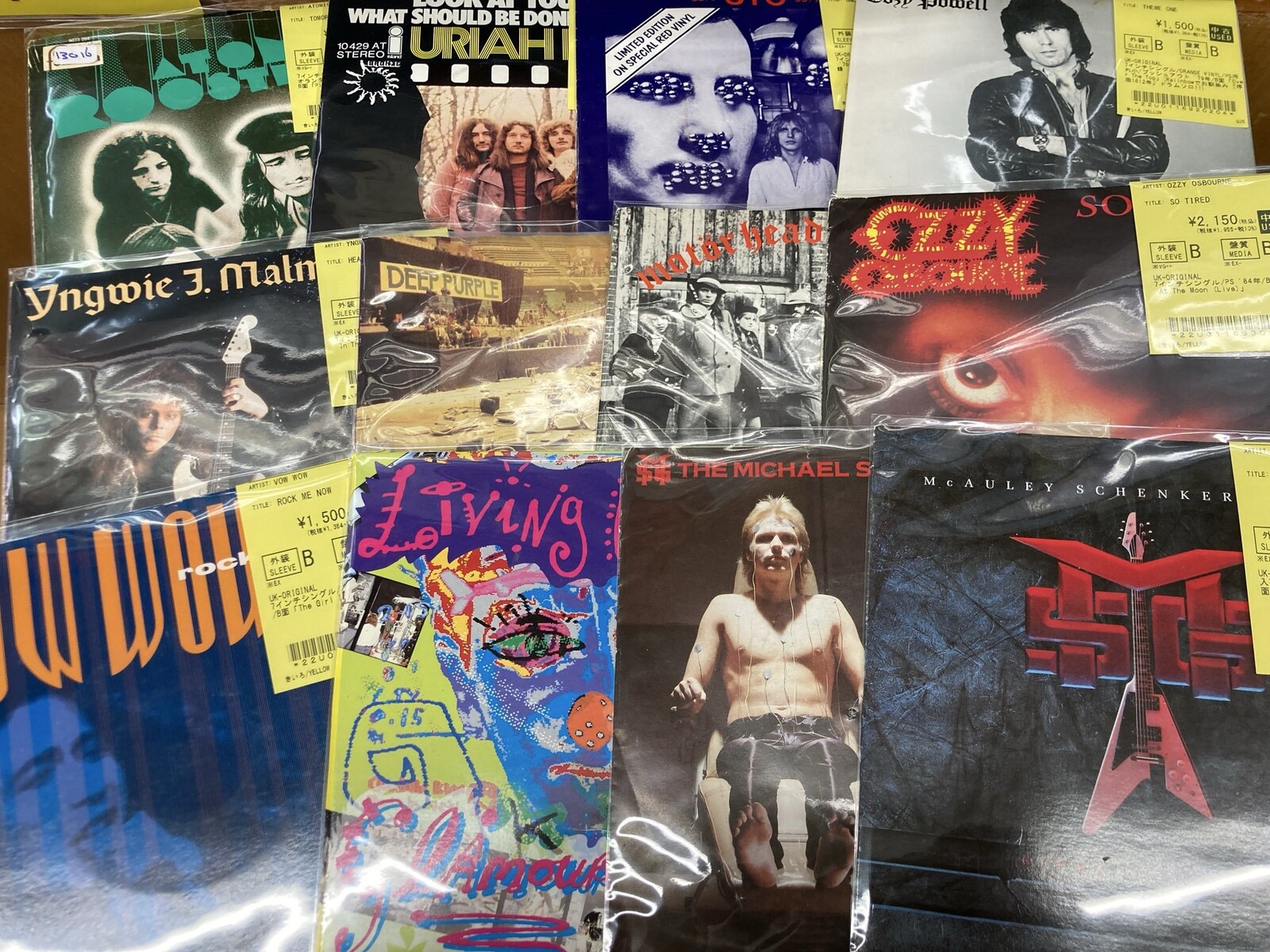 中古レコード】7インチ放出！BON JOVIなど定番から案外見ないタイトル