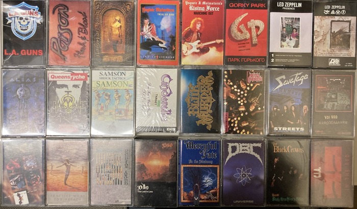 ☆中古カセット/ボタン付リスト☆ハードロック/ヘヴィメタルの定番