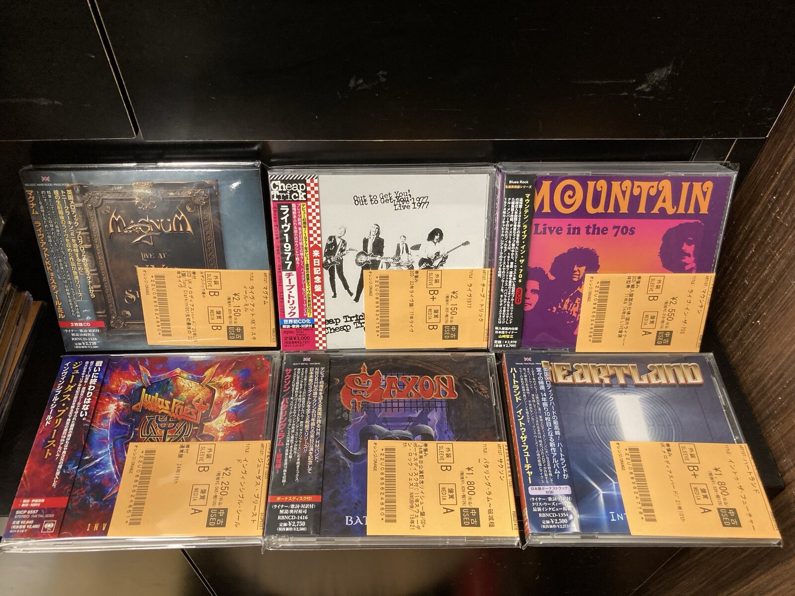3/24(火)~3/27(金)入荷> HARD ROCK/HEAVY METALの新着中古CDのリストを