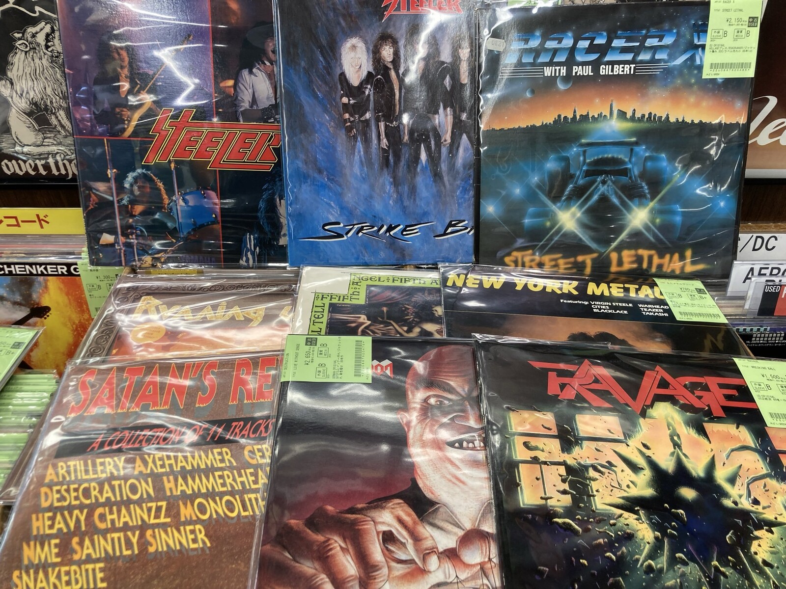 中古レコード】80'sを中心にLP入荷!!FIFTH ANGEL、STEELER、RACER X