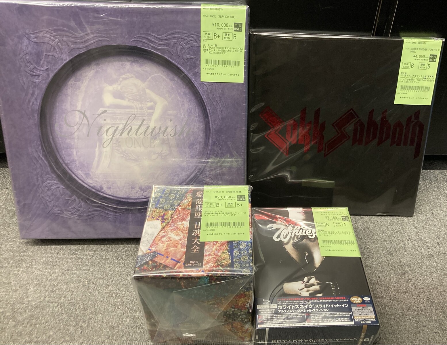 ✨中古品新着情報✨ 陰陽座『廿魂大全』、NIGHTWISH『ONCE』4LP+4CD