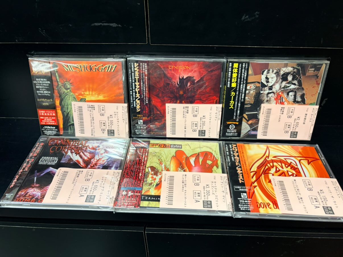 12/2(火)~12/5(金)入荷> DEATH METALを中心に、新着中古CDリストを公開 