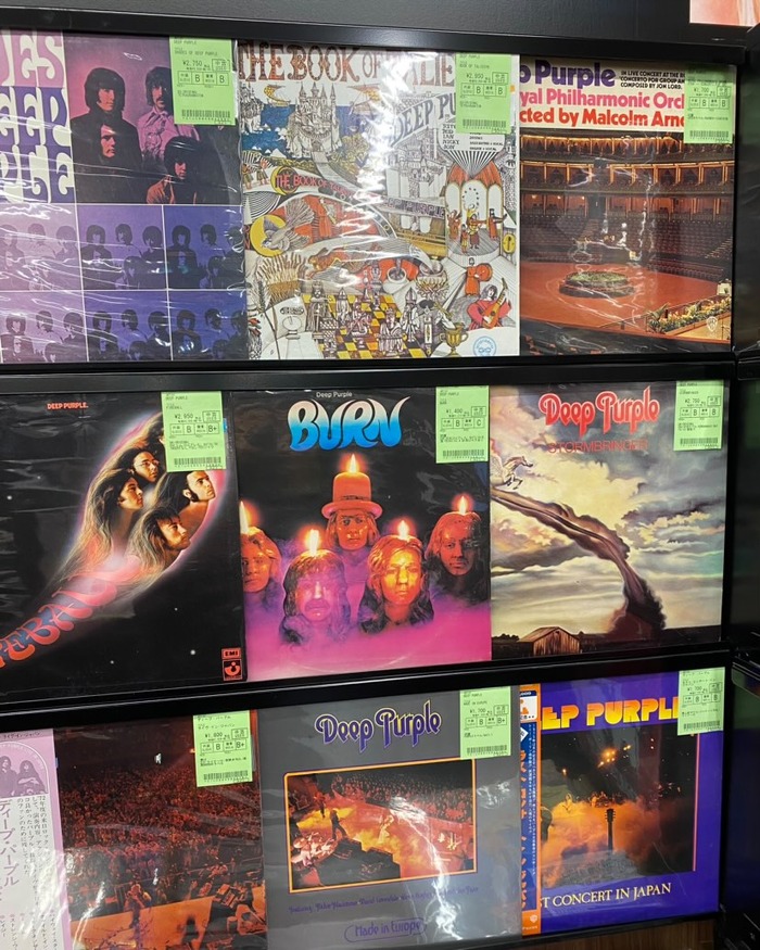 DEEP PURPLE及びRAINBOW、WHITESNAKE、CAPTAIN BEYOND等、パープル