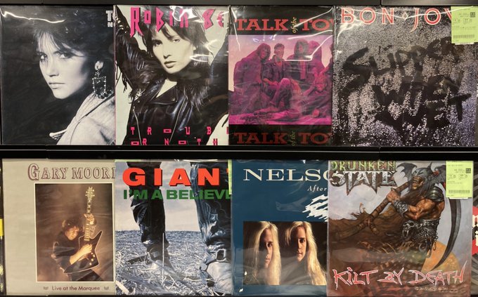 中古レコード】BON JOVI、TALK OF THE TOWN、DRUNKEN STATEなどLP入荷